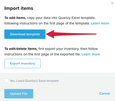 Add items to the Inventory – Quartzy Support