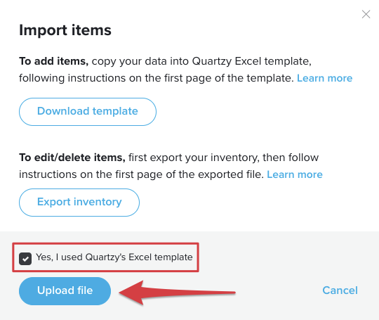 Add items to the Inventory – Quartzy Support